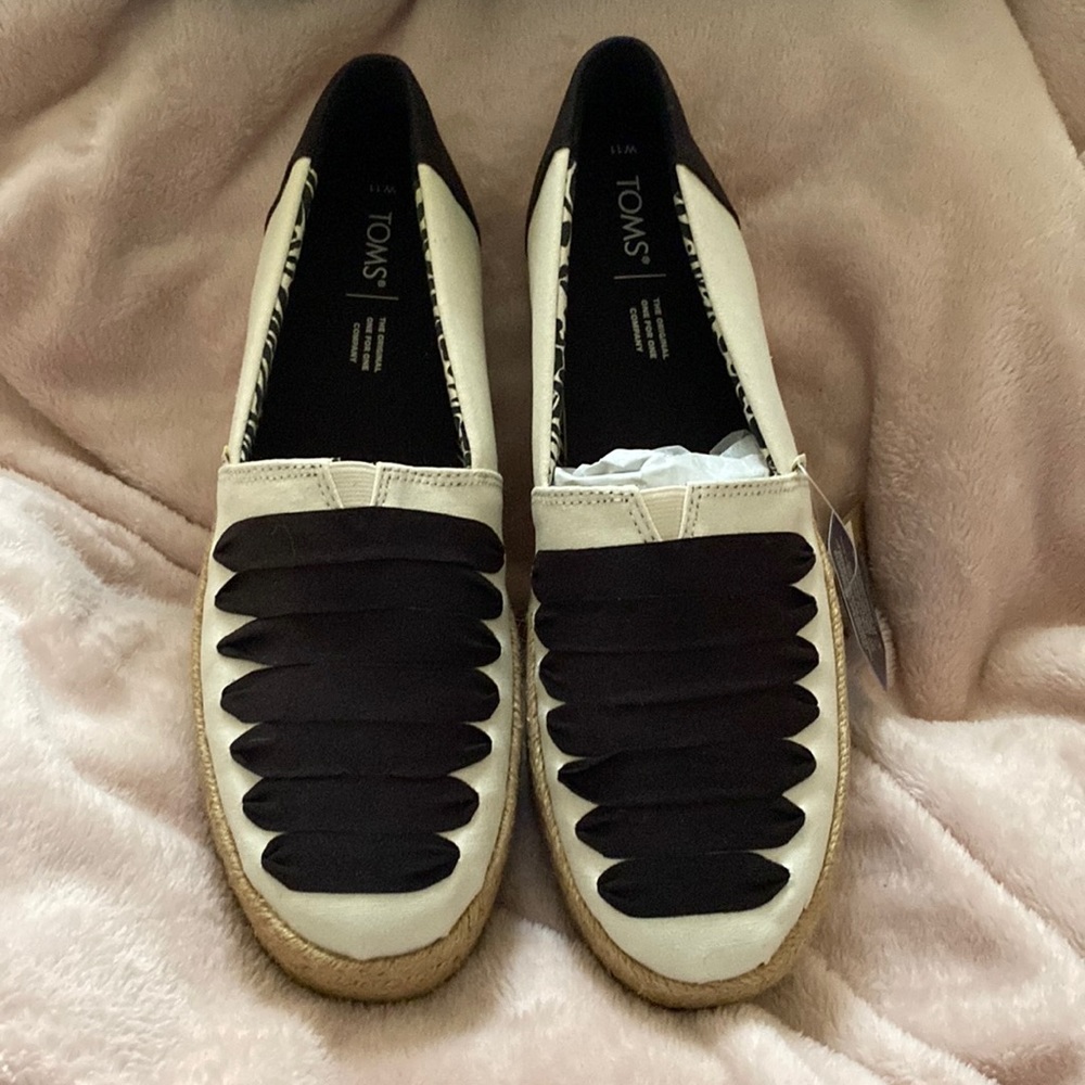 TOMS platform espadrilles
